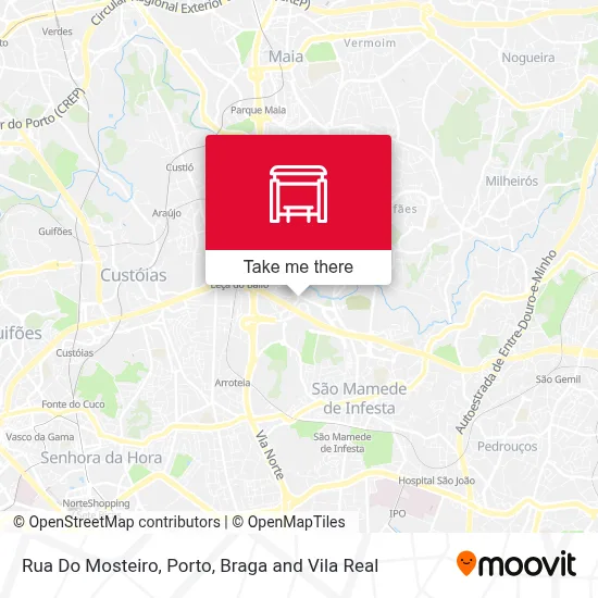 Rua Do Mosteiro map