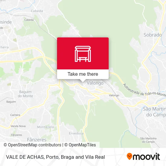VALE DE ACHAS map