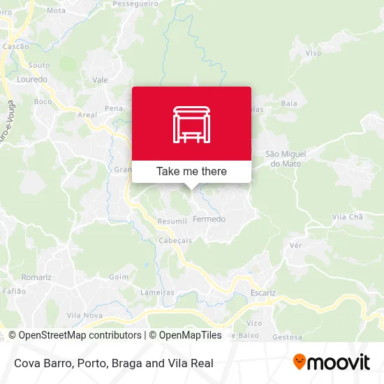 Cova Barro map