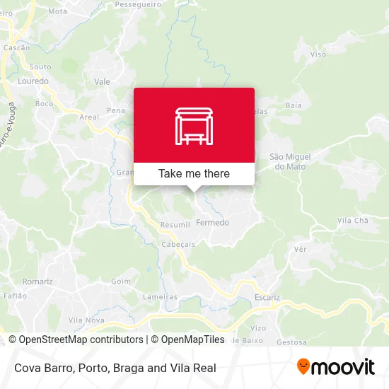 Cova Barro map