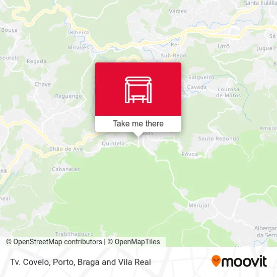 Tv. Covelo map