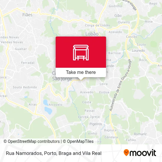 Rua Namorados map