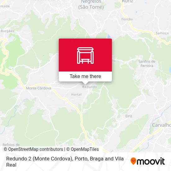 Redundo 2 (Monte Córdova) map