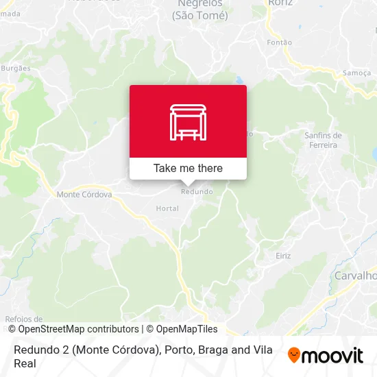 Redundo 2 (Monte Córdova) map