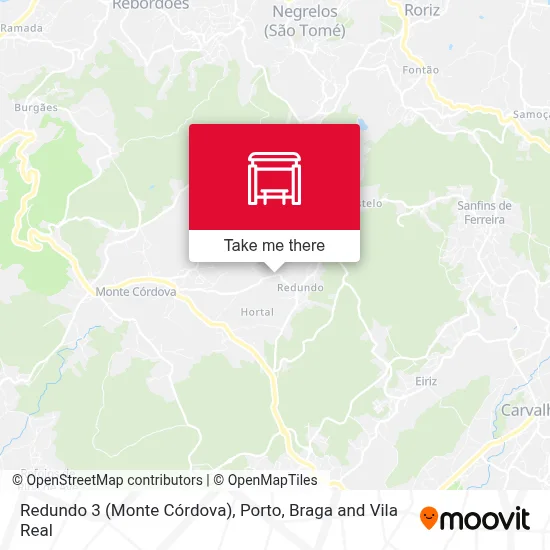 Redundo 3 (Monte Córdova) map