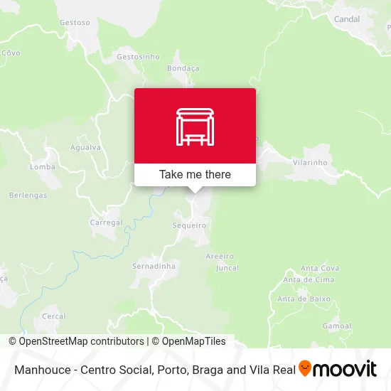 Manhouce - Centro Social map