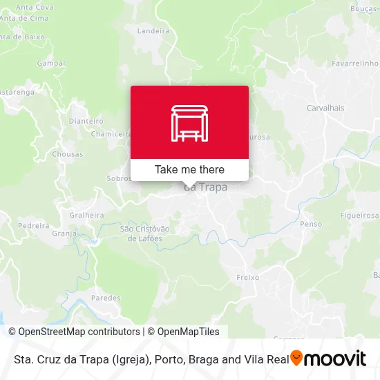 Sta. Cruz da Trapa (Igreja) map