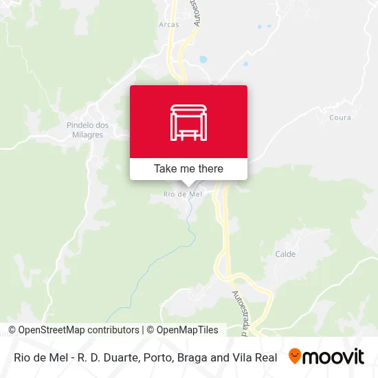 Rio de Mel - R. D. Duarte map