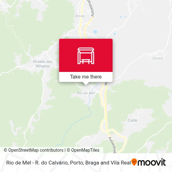 Rio de Mel - R. do Calvário map
