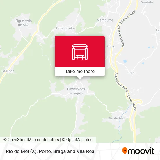Rio de Mel (X) mapa