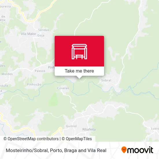 Mosteirinho/Sobral map