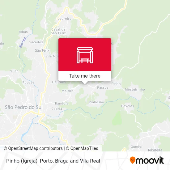 Pinho (Igreja) map
