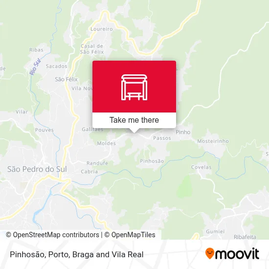 Pinhosão map