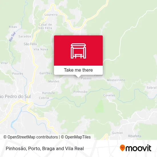Pinhosão map