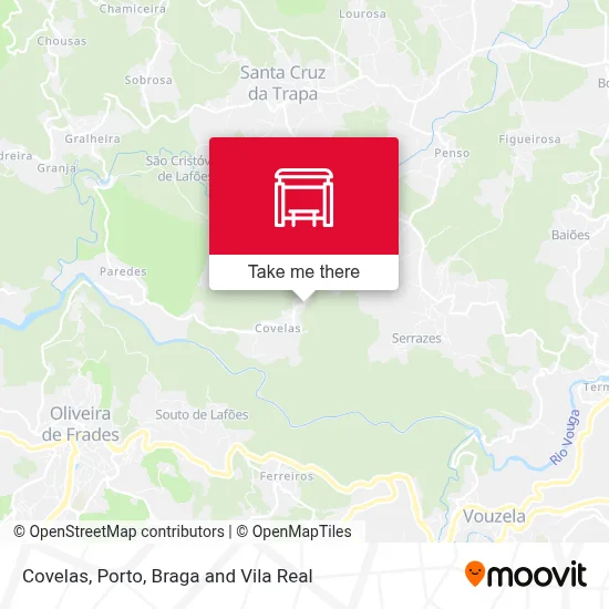 Covelas map