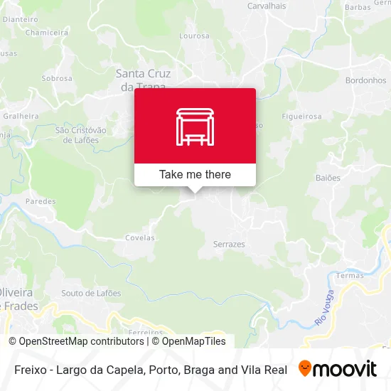 Freixo - Largo da Capela map