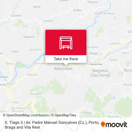 S. Tiago 3 | Av. Padre Manuel Gonçalves (Cz.) map