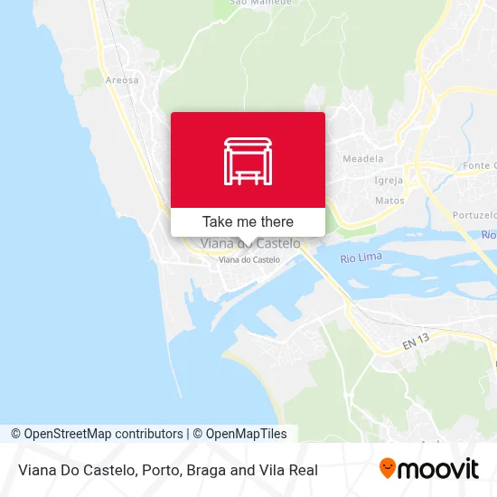 Viana Do Castelo map