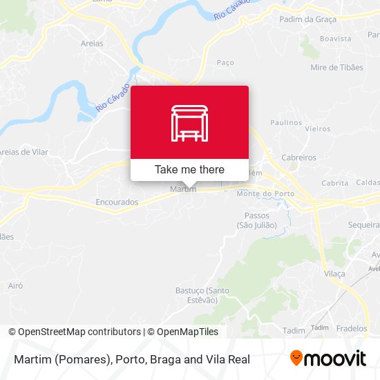 Martim (Pomares) mapa