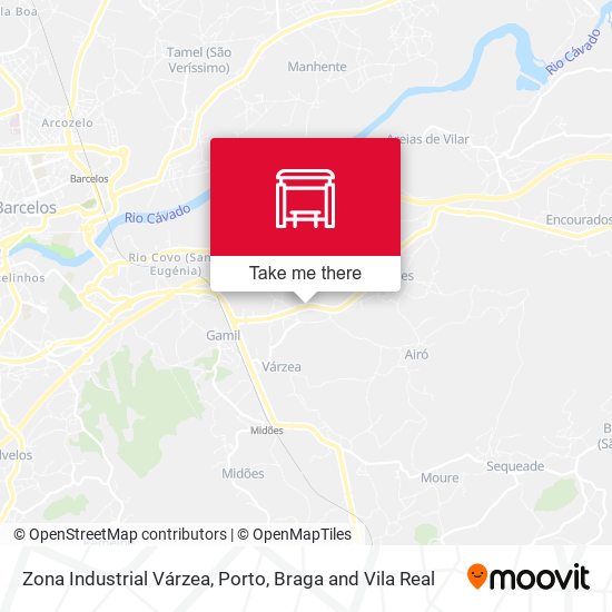 Zona Industrial Várzea map