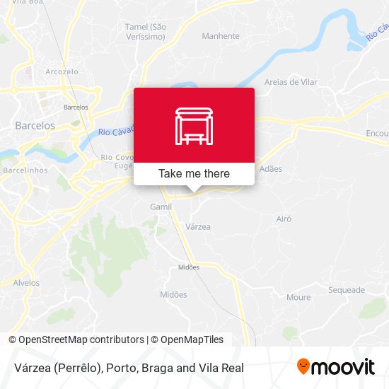 Várzea (Perrêlo) map