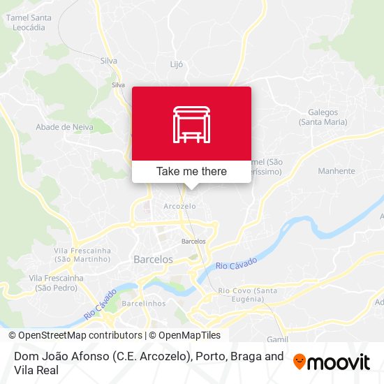Dom João Afonso (C.E. Arcozelo) mapa