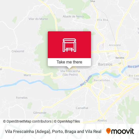 Vila Frescaínha (Adega) map