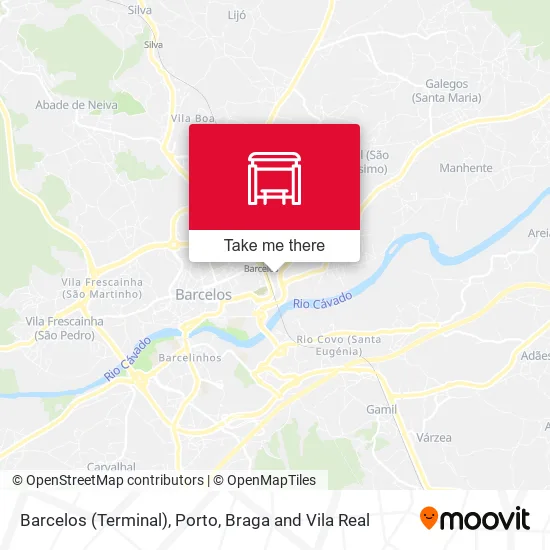 Barcelos (Terminal) map