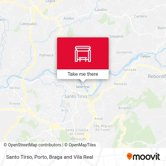 Santo Tirso map
