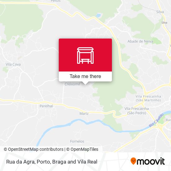 Rua da Agra map