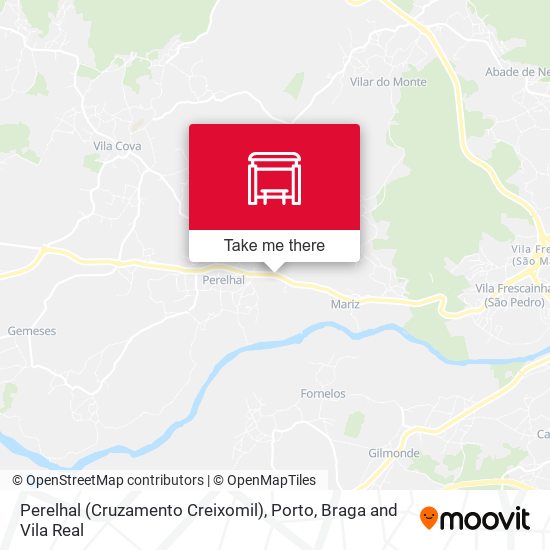 Perelhal (Cruzamento Creixomil) map