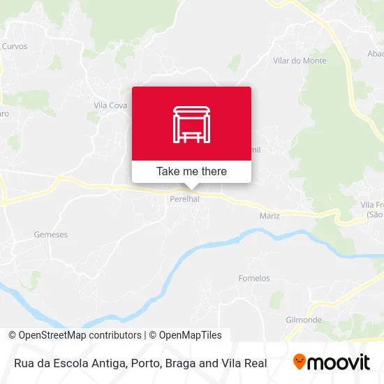 Rua da Escola Antiga map