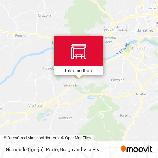 Gilmonde (Igreja) mapa