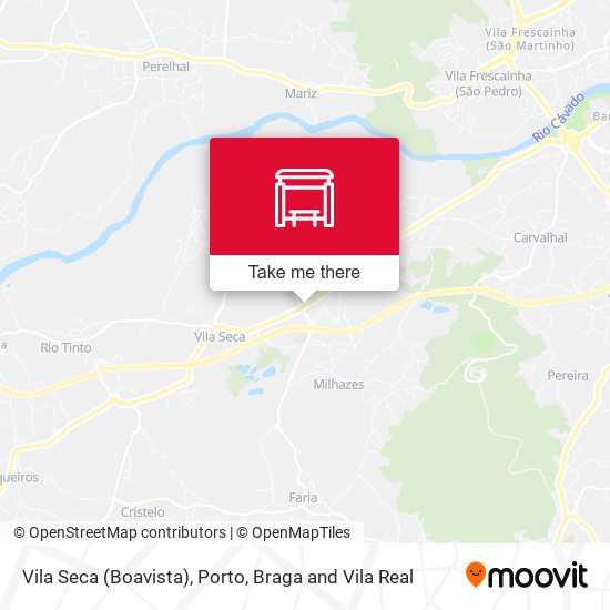 Vila Seca (Boavista) mapa