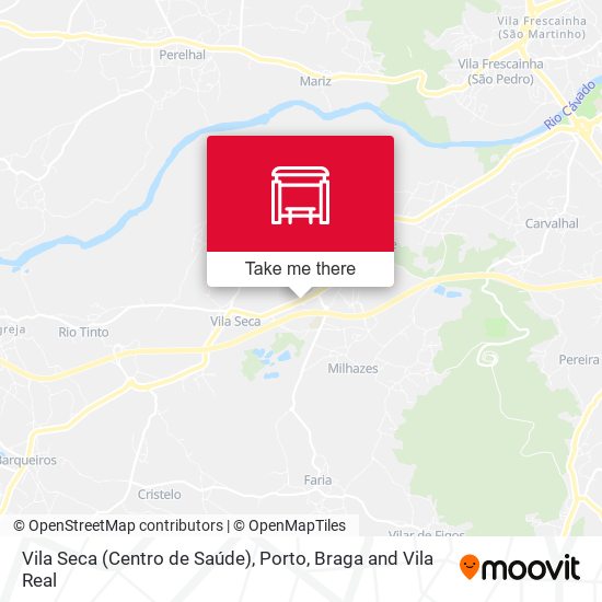 Vila Seca (Centro de Saúde) map