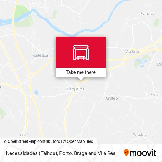 Necessidades (Talhos) mapa