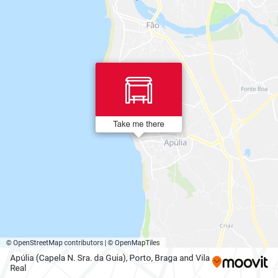 Apúlia (Capela N. Sra. da Guia) mapa