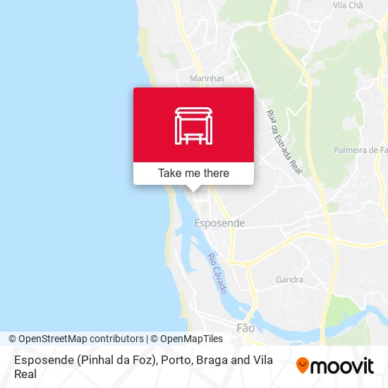 Esposende (Pinhal da Foz) map