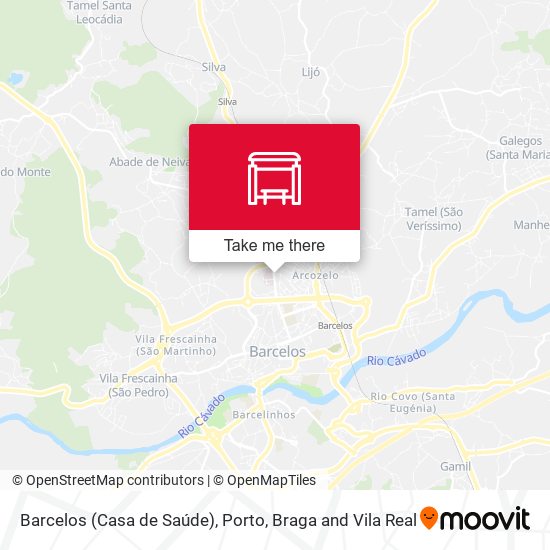 Barcelos (Casa de Saúde) map