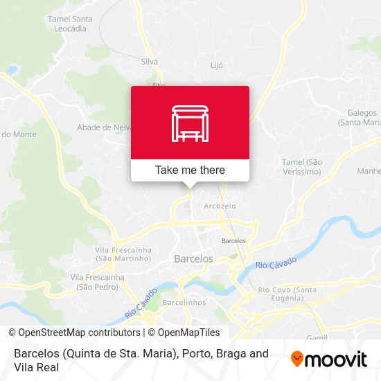 Barcelos (Quinta de Sta. Maria) map