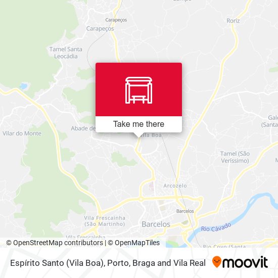 Espírito Santo (Vila Boa) mapa