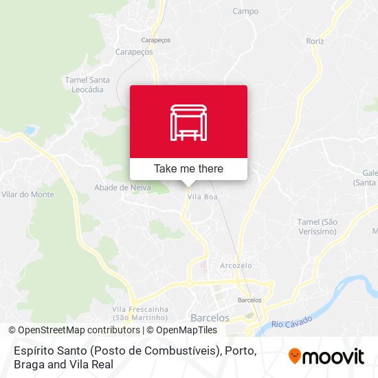 Espírito Santo (Posto de Combustíveis) mapa