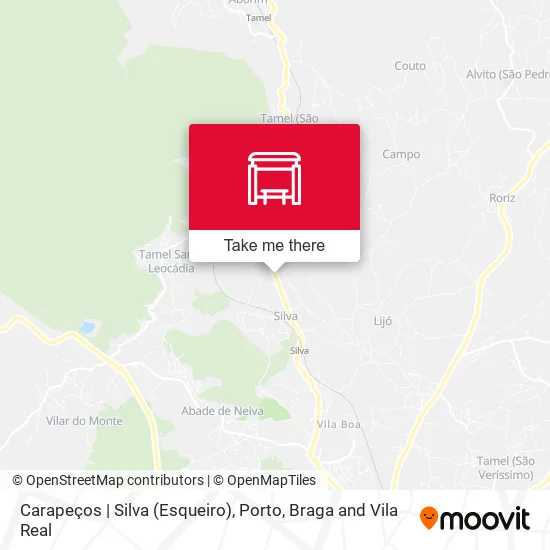 Carapeços | Silva (Esqueiro) map