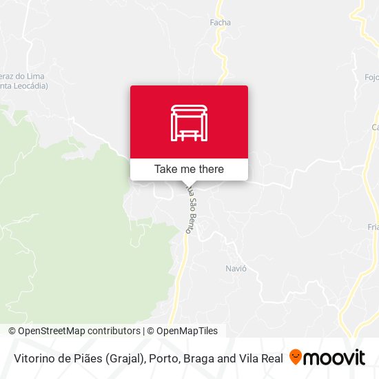 Vitorino de Piães (Grajal) mapa