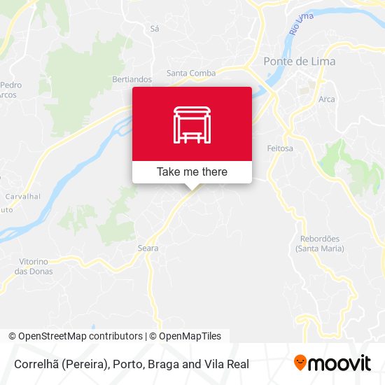 Correlhã (Pereira) mapa