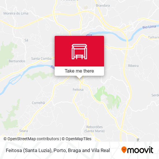 Feitosa (Santa Luzia) mapa