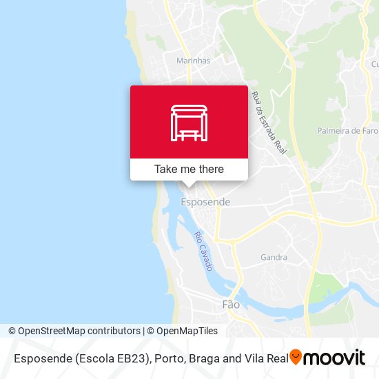 Esposende (Escola EB23) mapa