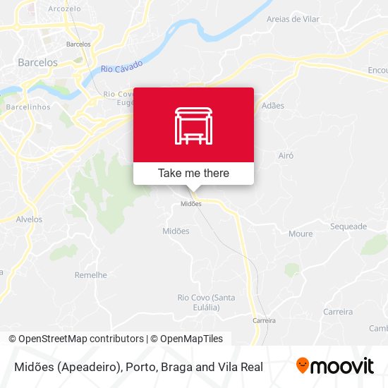 Midões (Apeadeiro) mapa