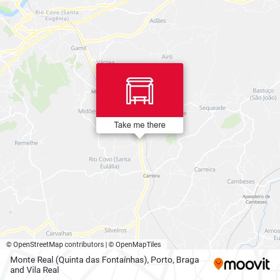 Monte Real (Quinta das Fontaínhas) map