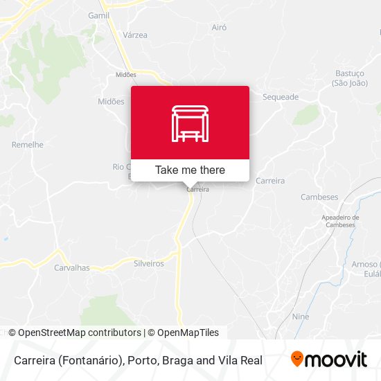 Carreira (Fontanário) map